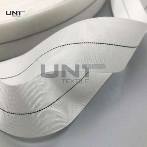 White Woven Garments Accessories Nylon Curing Tape With Coating