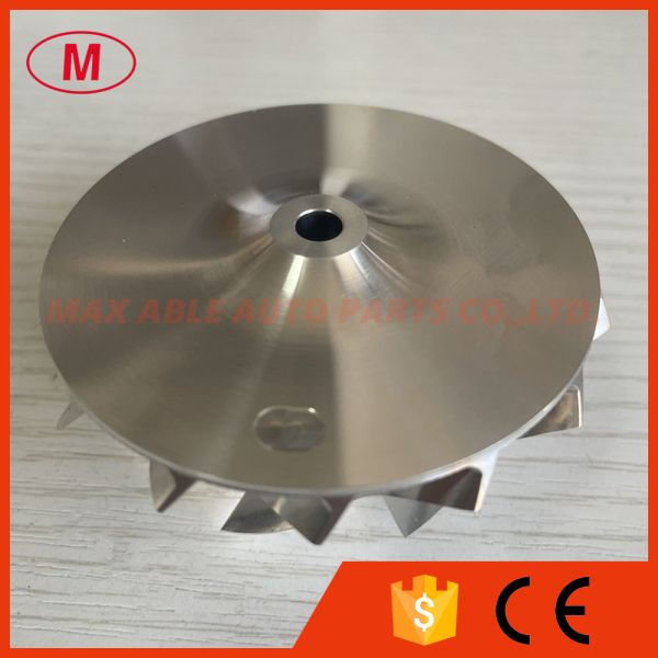 B58 reverse 56.00/68.01mm 7+7blades Performance Design Turbocharger milling/aluminum 2618/Billet compressor wheel