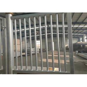 Galvanized Silver Steel Metal Frame Horse Stall Front Heavy Duty