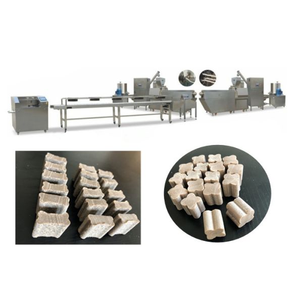 Pet Treats Extruding Line Single/Double Color Treats Chewing Gum Production Line