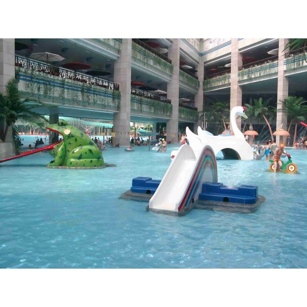 Small Rainbow Bridge Slide, Children Water Park Slide of Small Waterpark for Kids