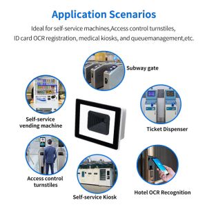 Multi-Interface Embedded Barcode Scanner Module (USB/RS232/Wiegand)