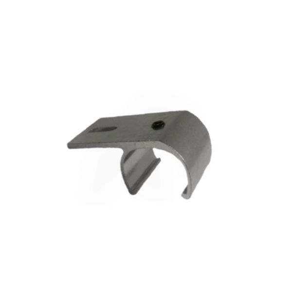 Buy Anodizing Silver Aluminium Mobile Leaning Fixings AL-28 Used for Connecting Two Aluminum Pipes at wholesale prices