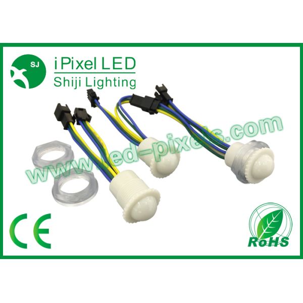 17mm Led RGB Pixel Light IP68 SK6812 Changeable LED Point Light