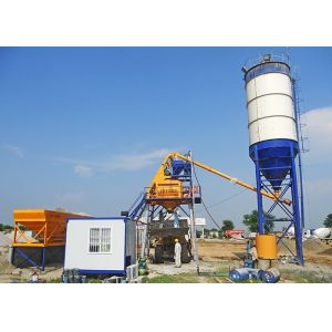 Ready Mix Concrete Batch Plant , 50m3 Portable Concrete Mixer Batching Plants