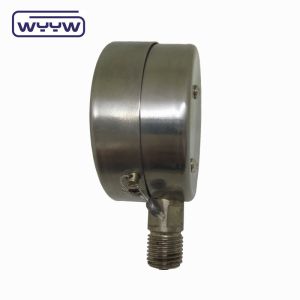 60mm Bourdon Tube Pressure Gauge No Oil Oxygen Pressure Gauge Meter