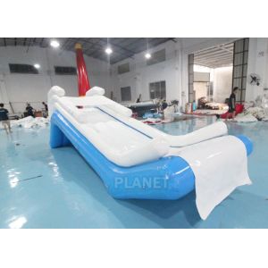 Needle Sewing Floating EN71 Inflatable Yacht Slide For Adult