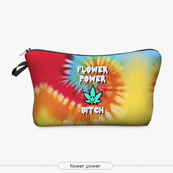Women Cosmetic Bag 3D Printing Makeup Bags With Multicolor Pattern Cute Cosmetics Pouchs For Travel Ladies Pouch