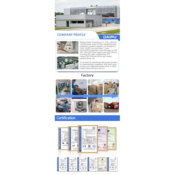 PTC-12N NDI HX2 PoE HD-MI 3G-SDI 1080P60 HD IP Broadcasting Auto Tracking Video Conference System