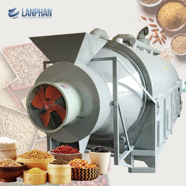 Roller Drying Machine Industrial Agricultural Fields , Fruit Hulls , Crops Drum