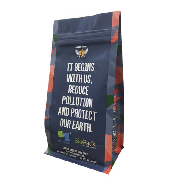 Buy Side Gusset Moisture Proof Packaging Coffee Bags OEM Non Leakage at wholesale prices