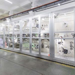 Full Servo Sanitary Pad Machine Lady Pants Production Line PLC Control with CE