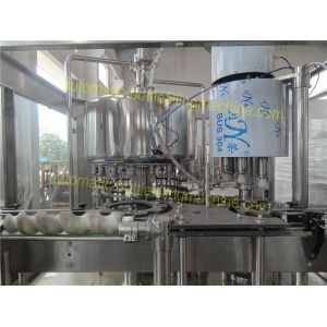 Glass Bottled Automatic Milk Filling Machine CE Approved Vacuum Negative