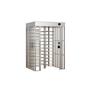 600mm Passage IP54 Full Height Turnstile 90 Degree Rod 2CBM