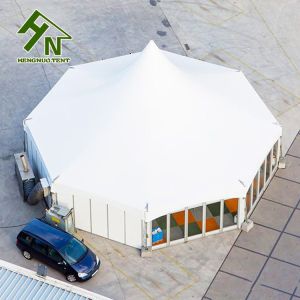 Waterproof DIN 4102 Standard Multi Sided Tent House 10m Diametre
