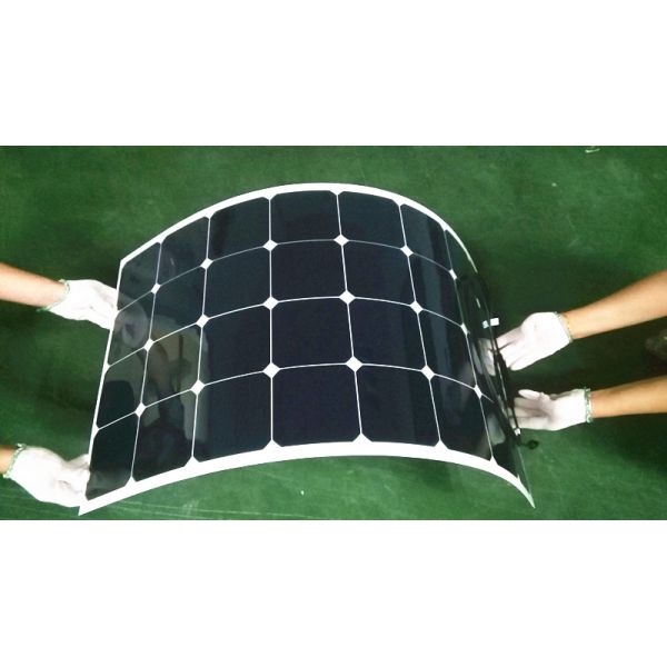 Photovoltaic Thin Flexible Solar Panels SunPower 12v-18V 100-120w Easy Installation