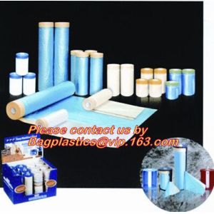 HDPE auto paint overspray protective masking film overspray masking film,