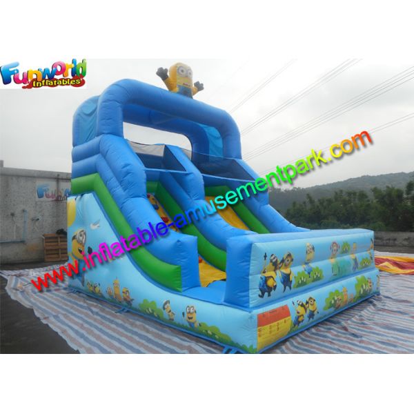 Small Dry Commercial Minion Inflatable Slide with 0.55mm PVC tarpaulin Material