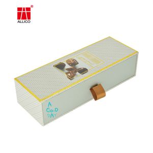 FSC Wedding Chocolate Sliding Drawer Gift Boxes Matt Lamination