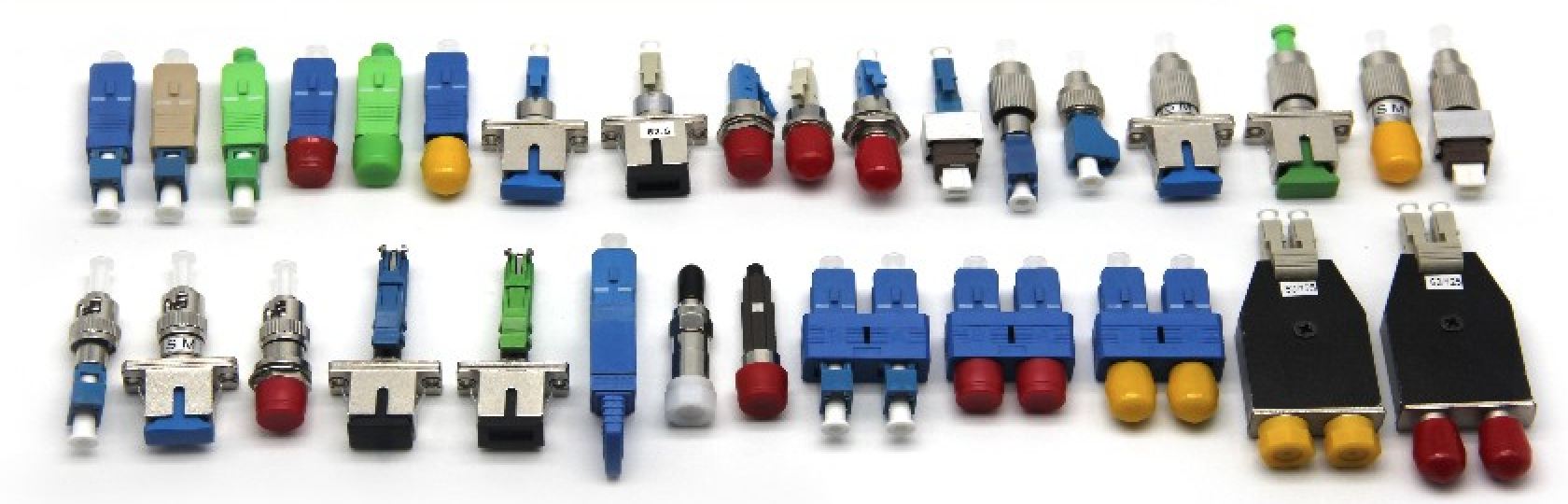 SC Male To LC Female Fiber Optic Adapters Plastic Material Simplex / Duplex Optional