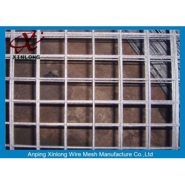 Easily Assembled Galvanized Welded Wire Mesh Fence For Concrete Plain Weave