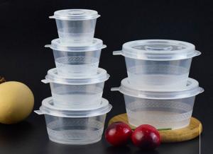 China Food Grade PP Disposable Sauce Cups / Disposable Dressing Cups One Piece Linked Type， dipping Chilli Sauce Cups on sale
