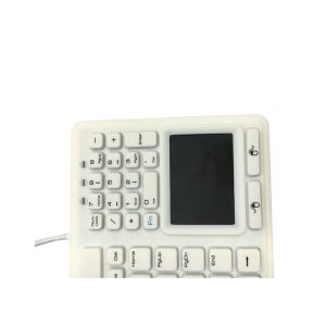 Desktop Mount IP68 Antimicrobial Waterproof Keyboard 107 Keys