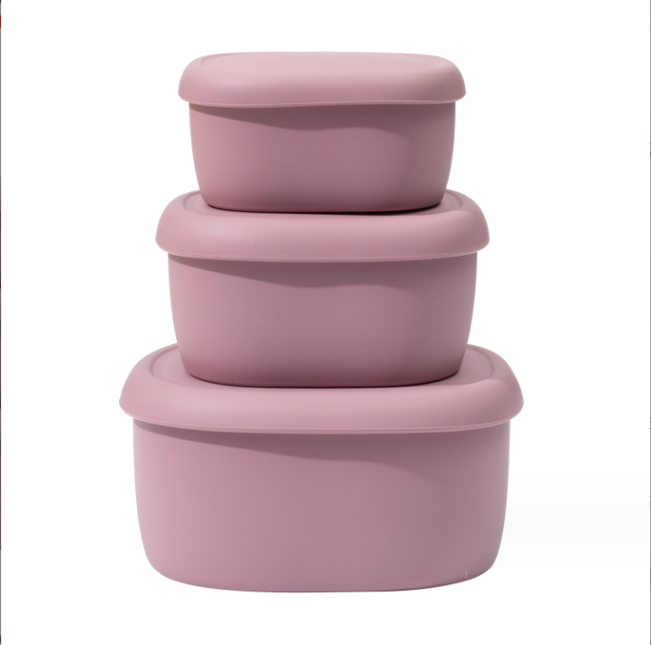 3pcs/set Custom Portable Bento Lunch Box Set with Microwavable Food Container Feature