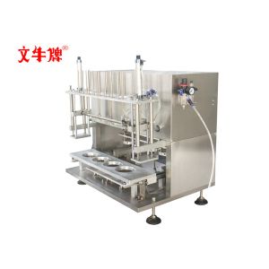 Four at one time round bowl cup box sealing stainless steel machine