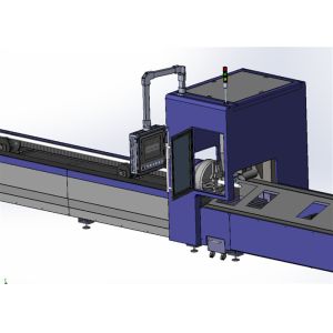 220mm 6m Pipe IPG Cnc Fiber Laser Cutting Machine
