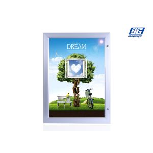 China Silver Anodizing Lockable LED Advertising Light Box 42mm Thickness on sale