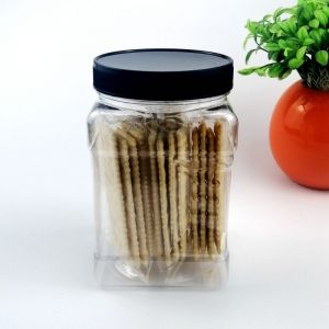 275mm Height Cookies 4500ml Plastic Grip Jar With Screw Cap