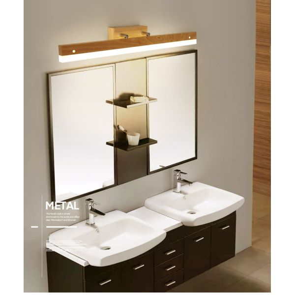 Wooden Led Mirror Light 9W 14W AC90-260V LED wood Wall Lamps(WH-MR-66)