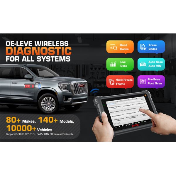  Autel MaxiCOM MK906 PRO-TS Automotive Diagnose and TPMS Relearn Tool 