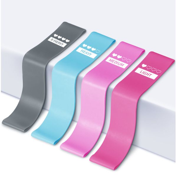 Buy 4pcs 50*600MM TPE Resistance Bands 100% Silica Resistance Bands For Legs at wholesale prices