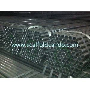 China EN10219 EN39 Hot dip galvanized scaffolding pipe, painted tube 48.3mm, 60.3mm with 6000mm, 5000mm, 3000mm length on sale