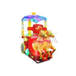 Quality Baby Horse Ride On Car Kids Game Machine Royal Carriage Kiddie Ride for sale