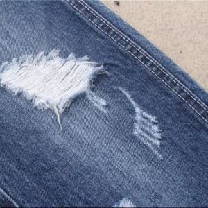 Quality 308 GSM 58/60&quot; 10+10S*10 Cotton Denim Fabric for Apparel-Jeans with Soft Hand Feel for sale