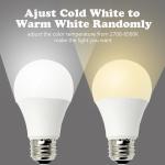 Remote Control WIFI Smart LED Light Bulb E27 Base Type 1000 Lamp Luminous Flux