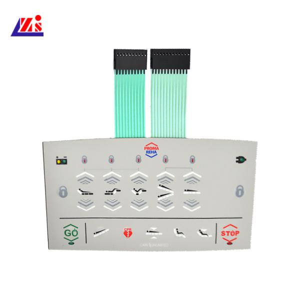 Buy Embossed Screen Printing PCB Keypad LED Membrane Switch at wholesale prices