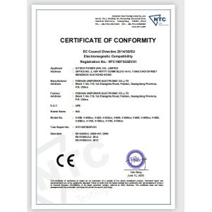 G-TECH POWER GROUP Certifications