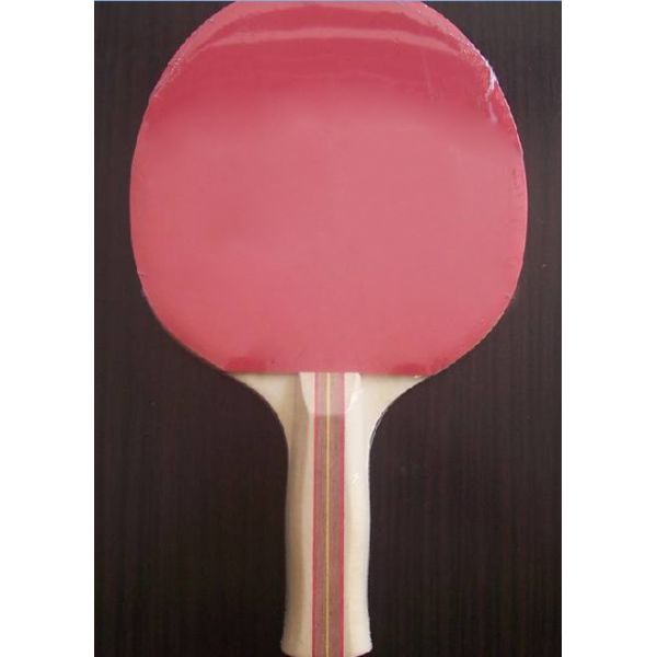 Buy Yellow Sponge Professional Table Tennis Rackets Rubber Pimple In Linden Plywood at wholesale prices