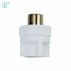 Environment Friendly PPR Pipe Socket Coupling Fitting With Metal Thread