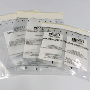Laboratory 95Kpa Transport Plastic Biohazard Specimen Bag Custom