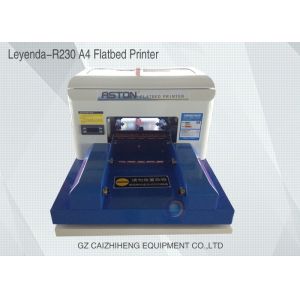 Auto Desktop Small Format Uv Flatbed Printer , Multi - Purpose Flat Printing