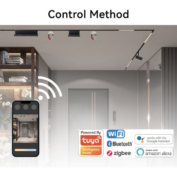 Low Voltage Magnetic Lighting Track Centralized Control Magnetic Track Light