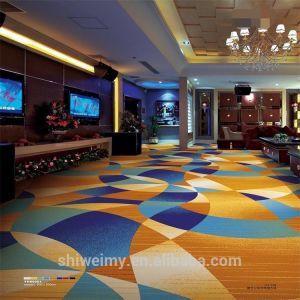 Newest cut pile jacquard printed hotel nylon carpet