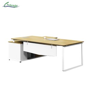 Latest Office Table Designs Executive Desk L Shaped MFC Manager Table