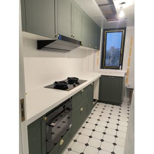 Durable And High-End Italian Minimalist Style Kitchen Cabinets For Villa