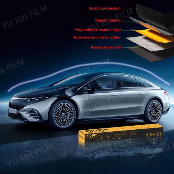 Buy USA Qaulity Automotive Paint Protection Film PPF Hydeophobic TPU Car Film 10mil at wholesale prices